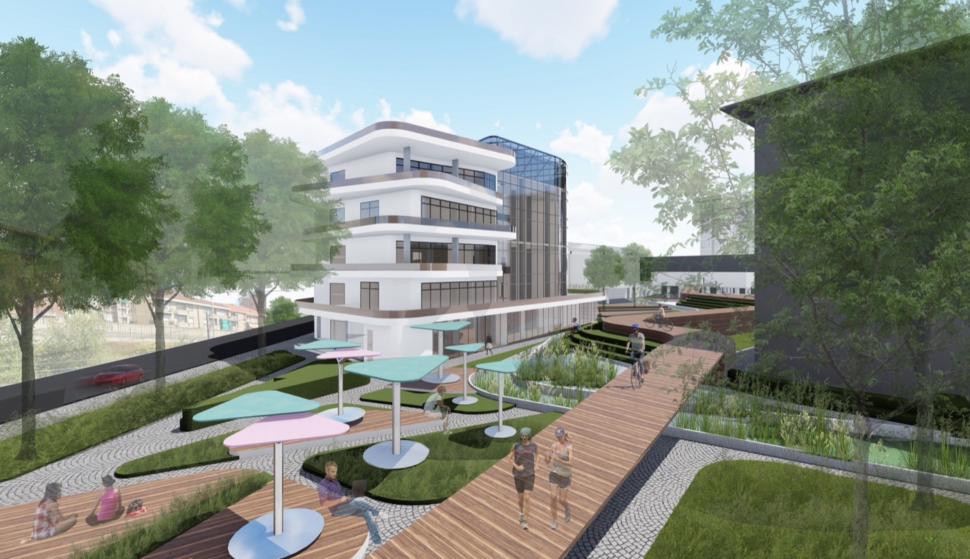 Architecture project — exterior render
