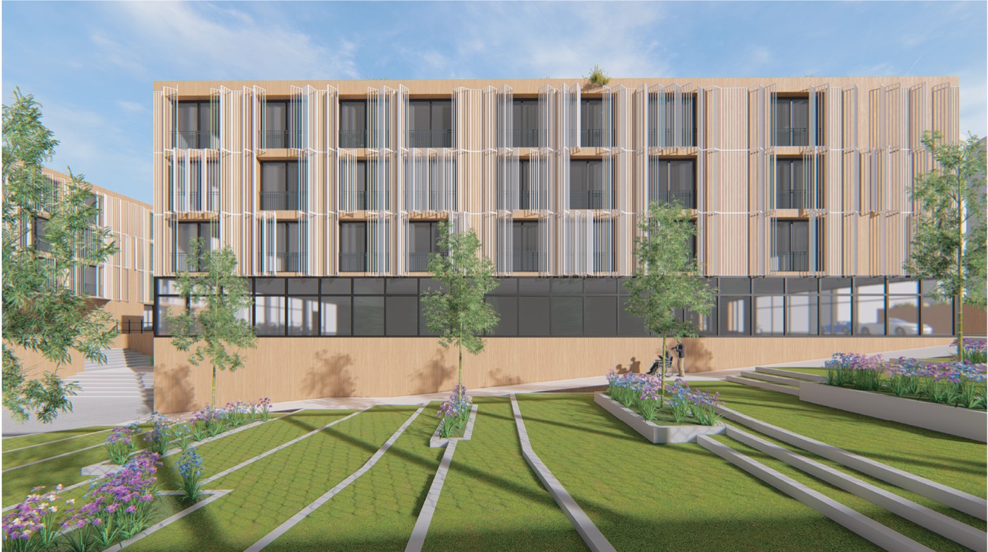 Architecture project — façade render
