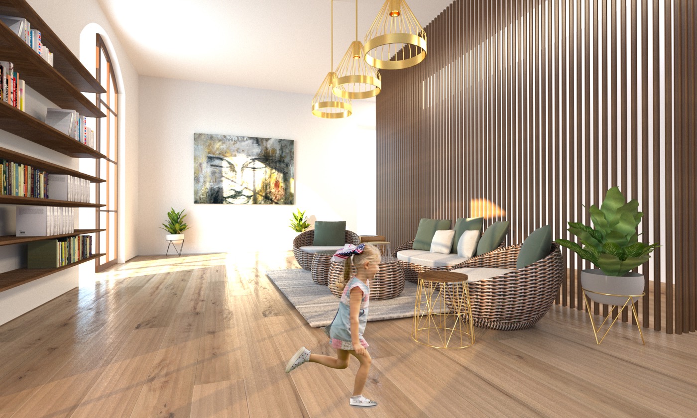 Architecture project — interior render