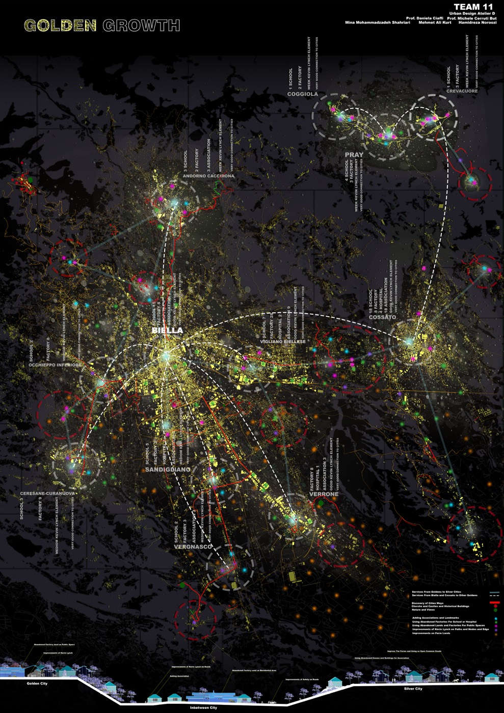 Architecture project — urban design map
